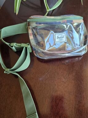 Herschel Fifteen Clear Camouflage Fanny Pack Festival Bag 💚🖤💚🖤